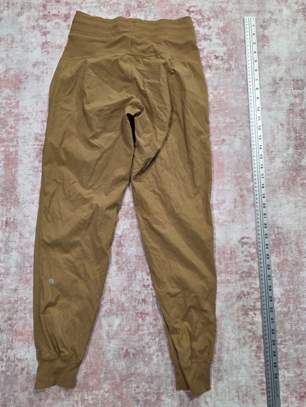 Lululemon Dance Studio Mid-Rise Jogger Pants Earth Tone Tan Size S